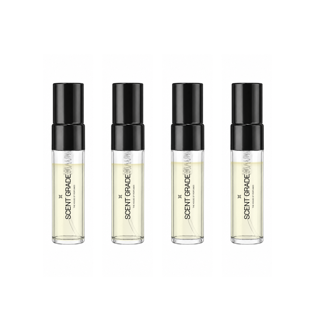 4x2ml Chris Collins sample set (SWEET TABOO EXTRAIT, KINGMAKER | MASTER OF OUD EXTRAIT, AFRICAN ROOIBOS INTENS, TOKYO BLUE EXTRAIT)