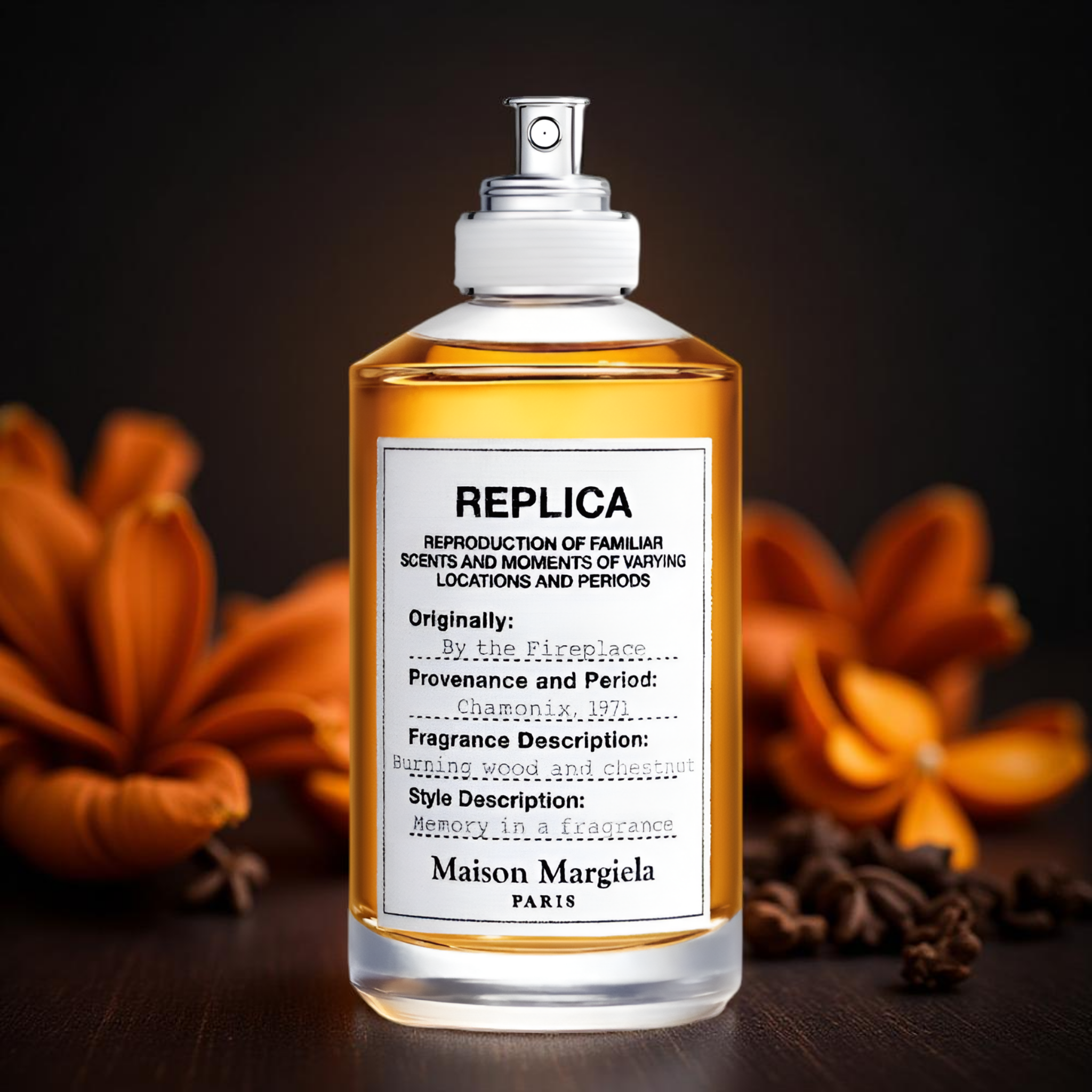 REPLICA BY THE FIRE PLACE BY MAISON MARGIELA 3.4 oz / 100 ml Eau de Toilette