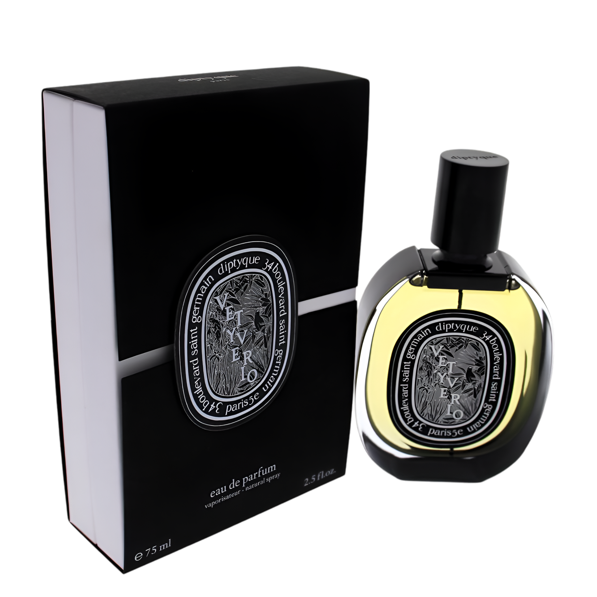 DIPTYQUE VETYVERIO 2.54 oz / 75ml Eau de Toilette