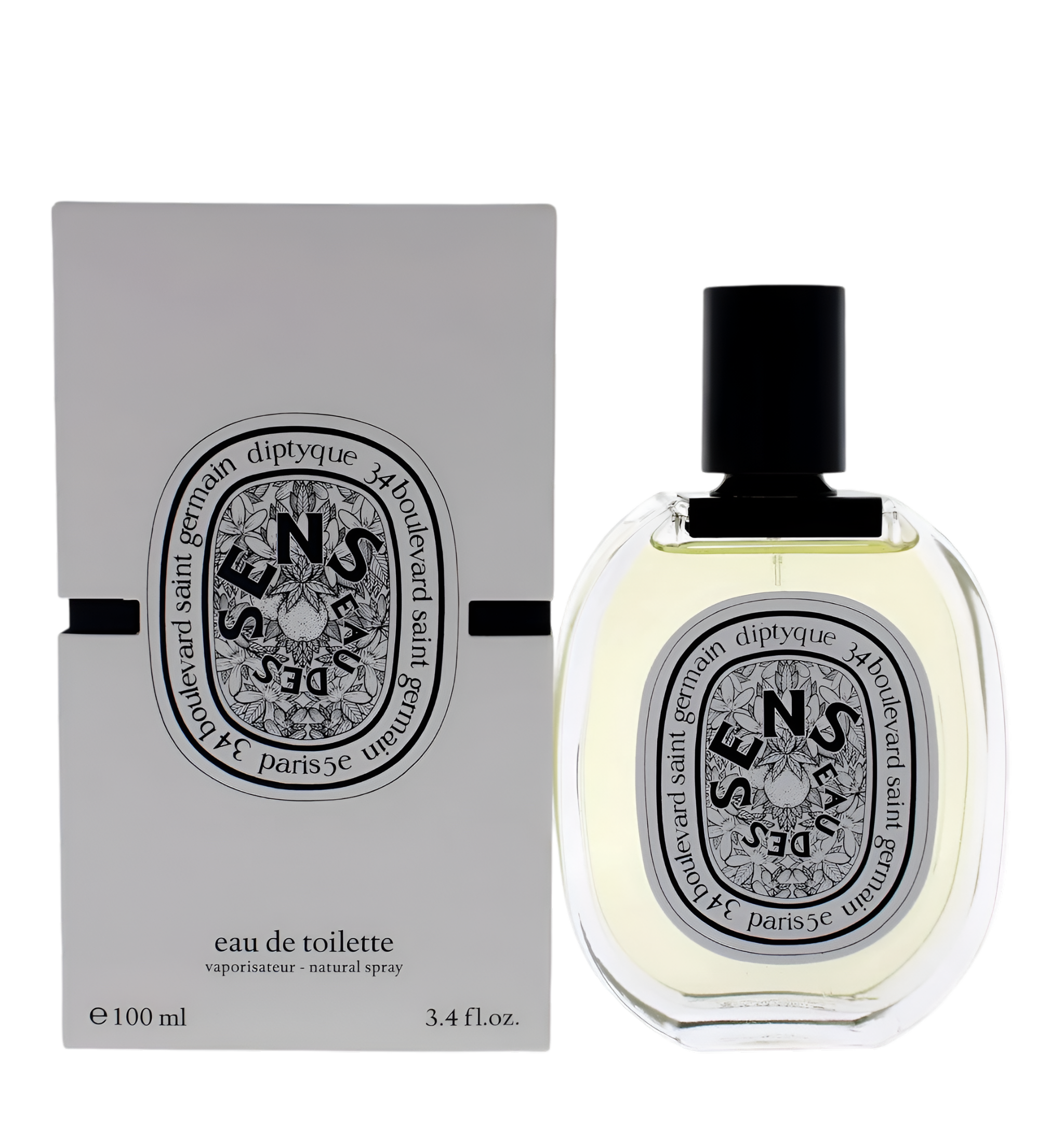 DIPTYQUE EAU DES SENS 3.4 oz / 100ml Eau de Toilette