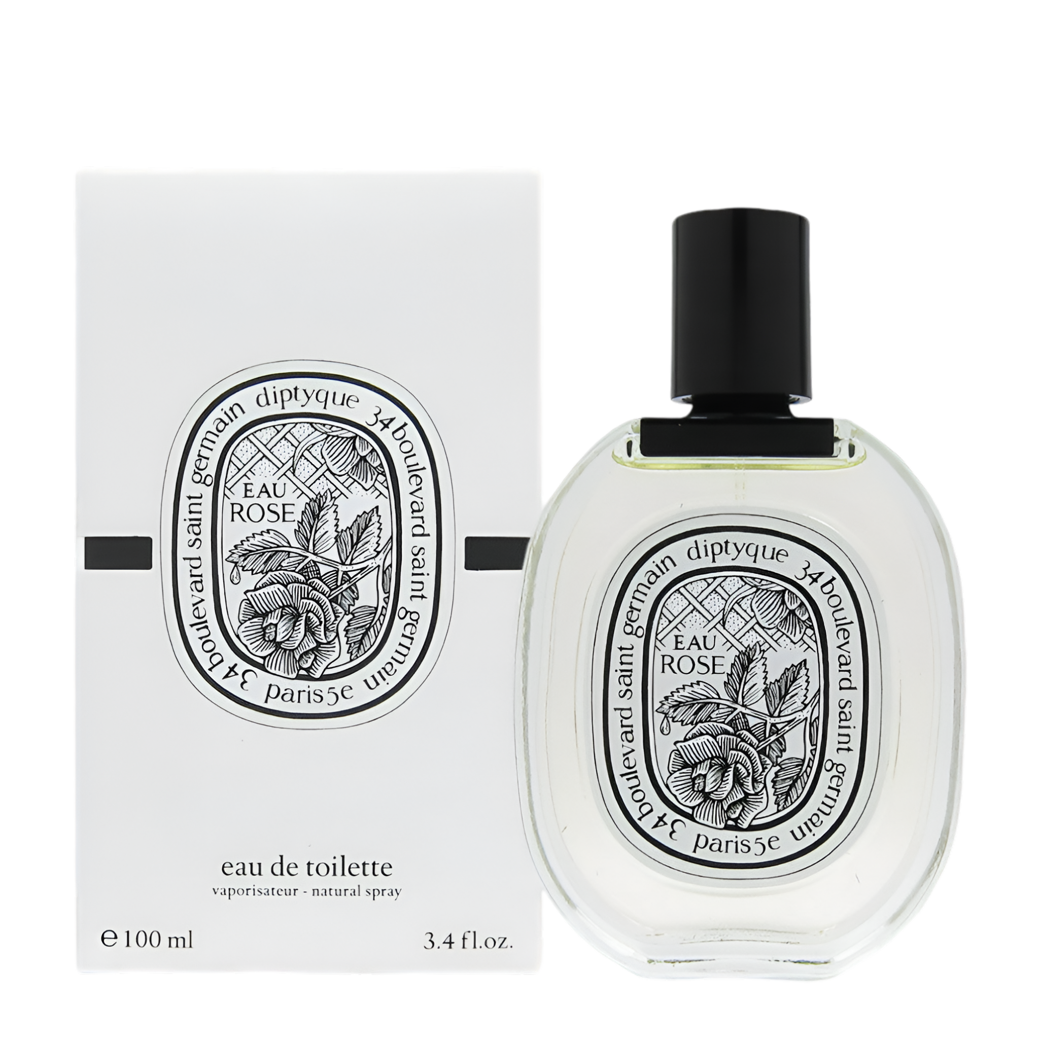 DIPTYQUE EAU ROSE 3.4 oz / 100ml Eau de Parfum