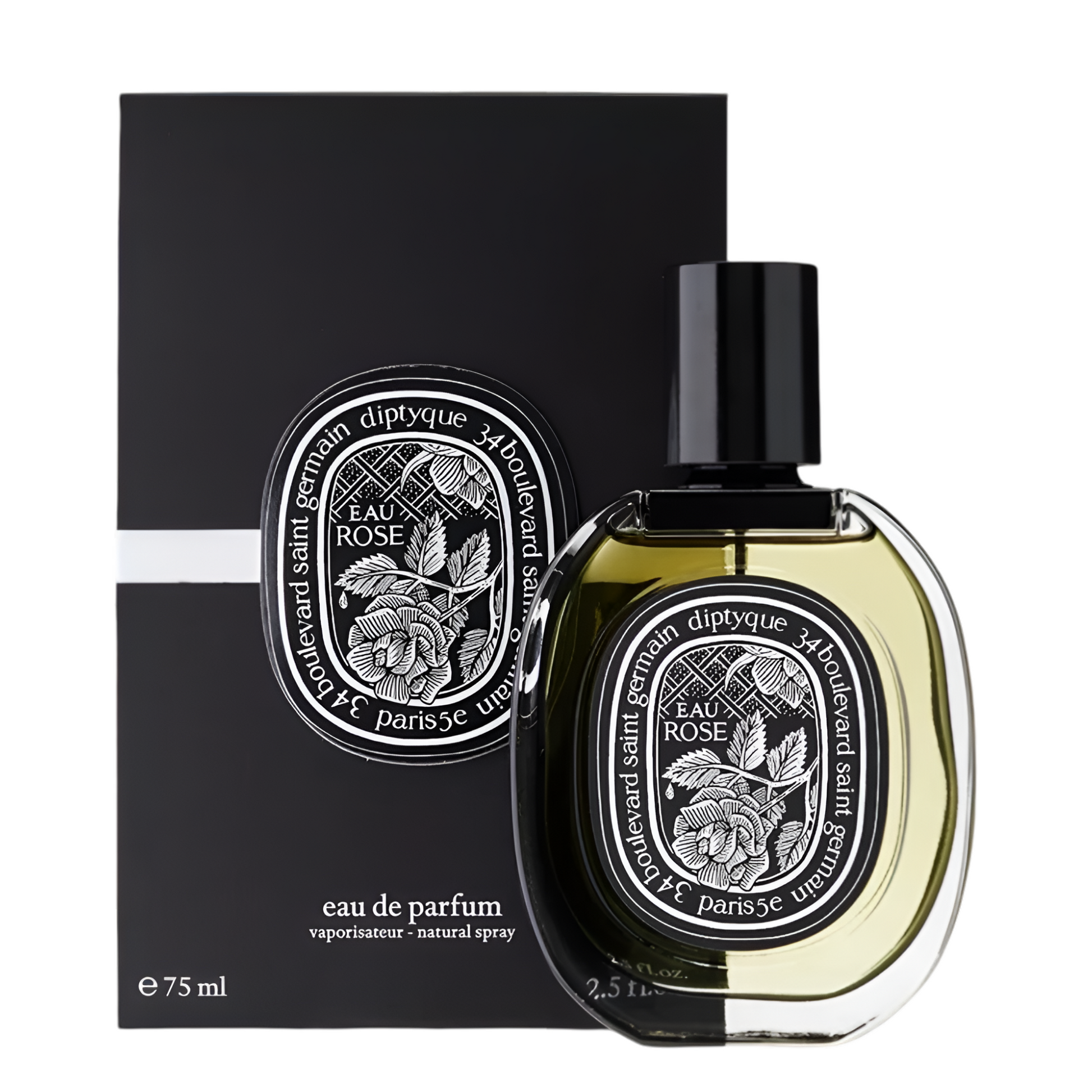 DIPTYQUE EAU ROSE 2.54 oz / 75ml Eau de Toilette