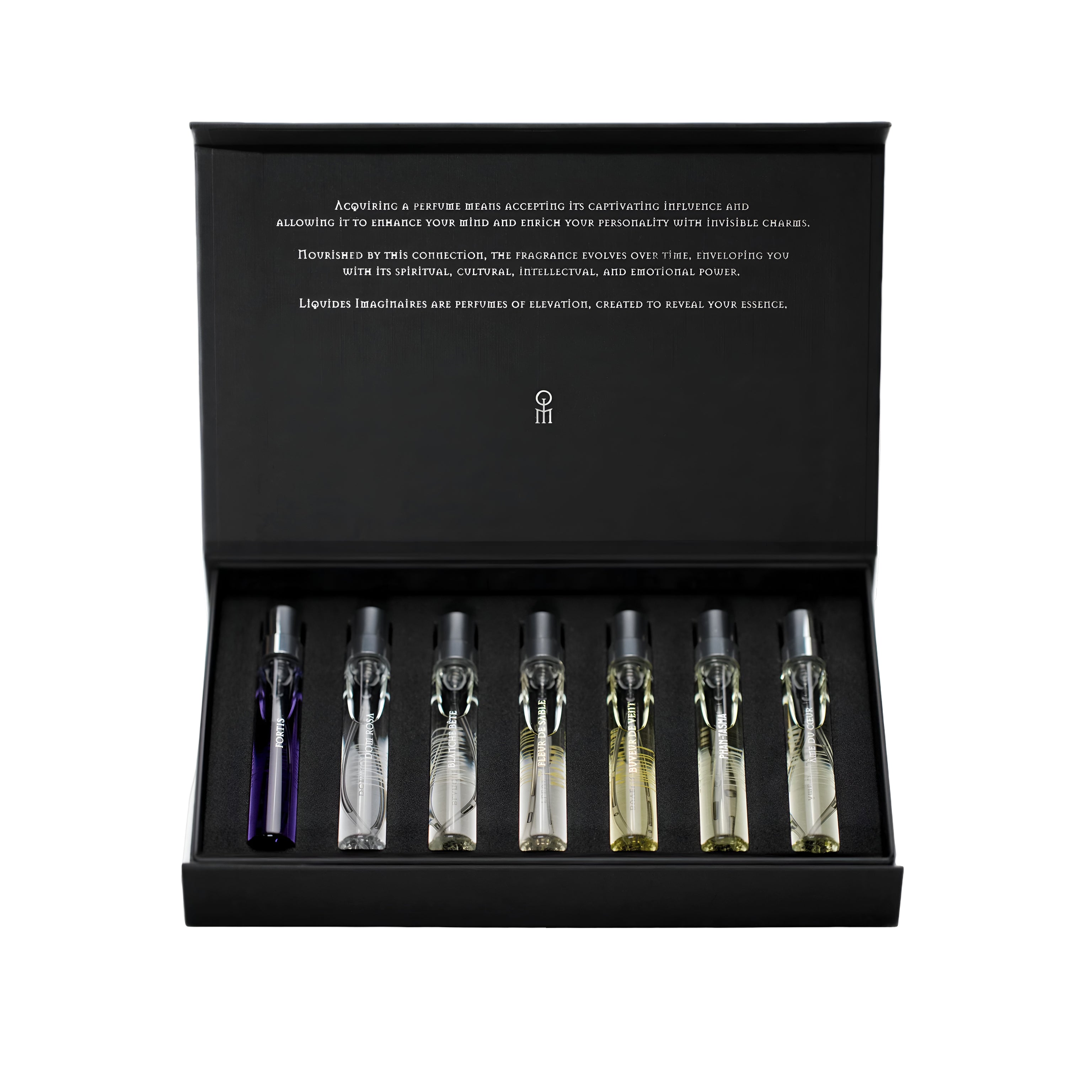LIQUIDES IMAGINAIRES SEVEN CHARMS DISCOVERY SET 0.25 oz / 7.5 ml Eau de Parfum