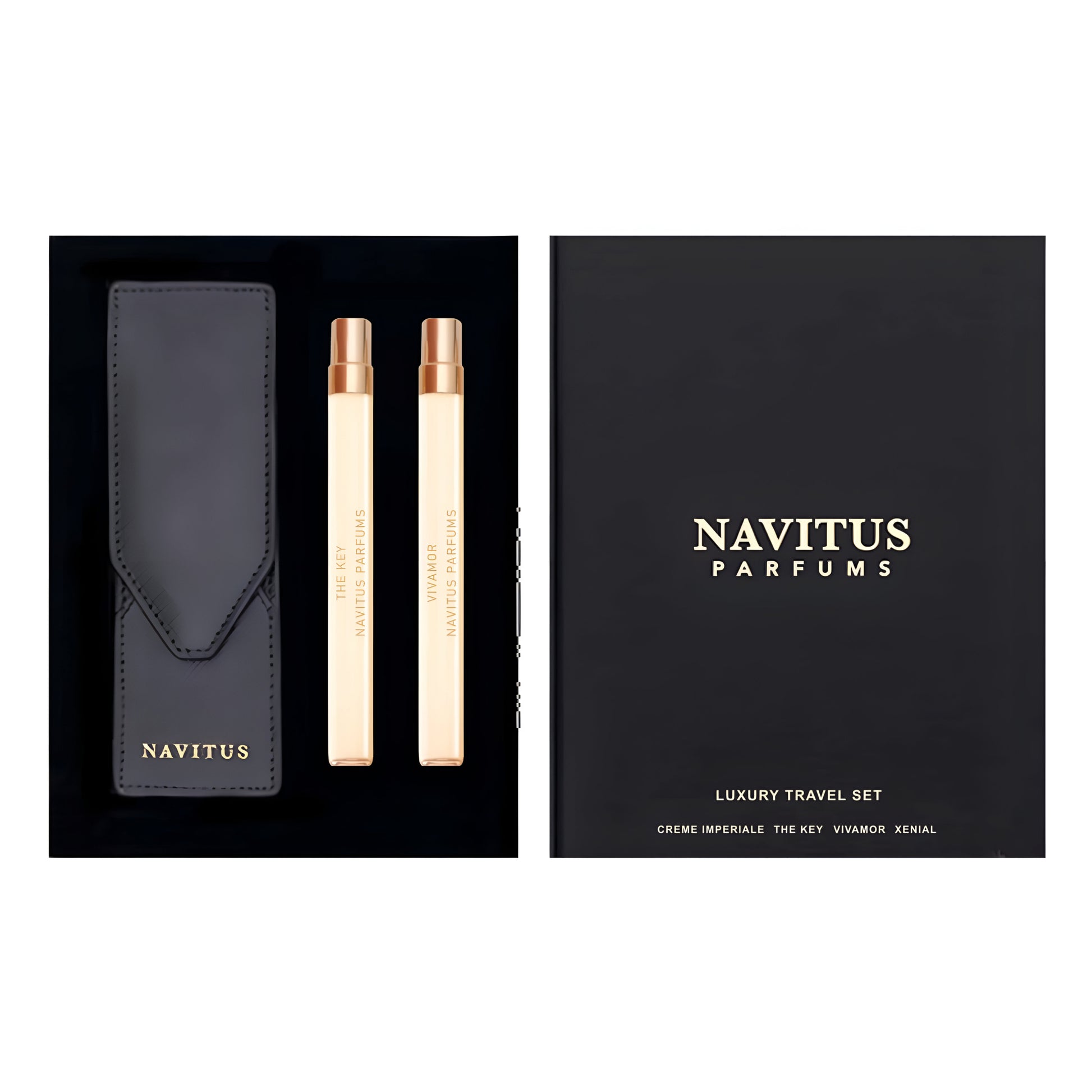 NAVITUS PARFUMS MAGNETIC TRAVEL GIFT SET 1.6 oz / 12 ml Eau de Parfum