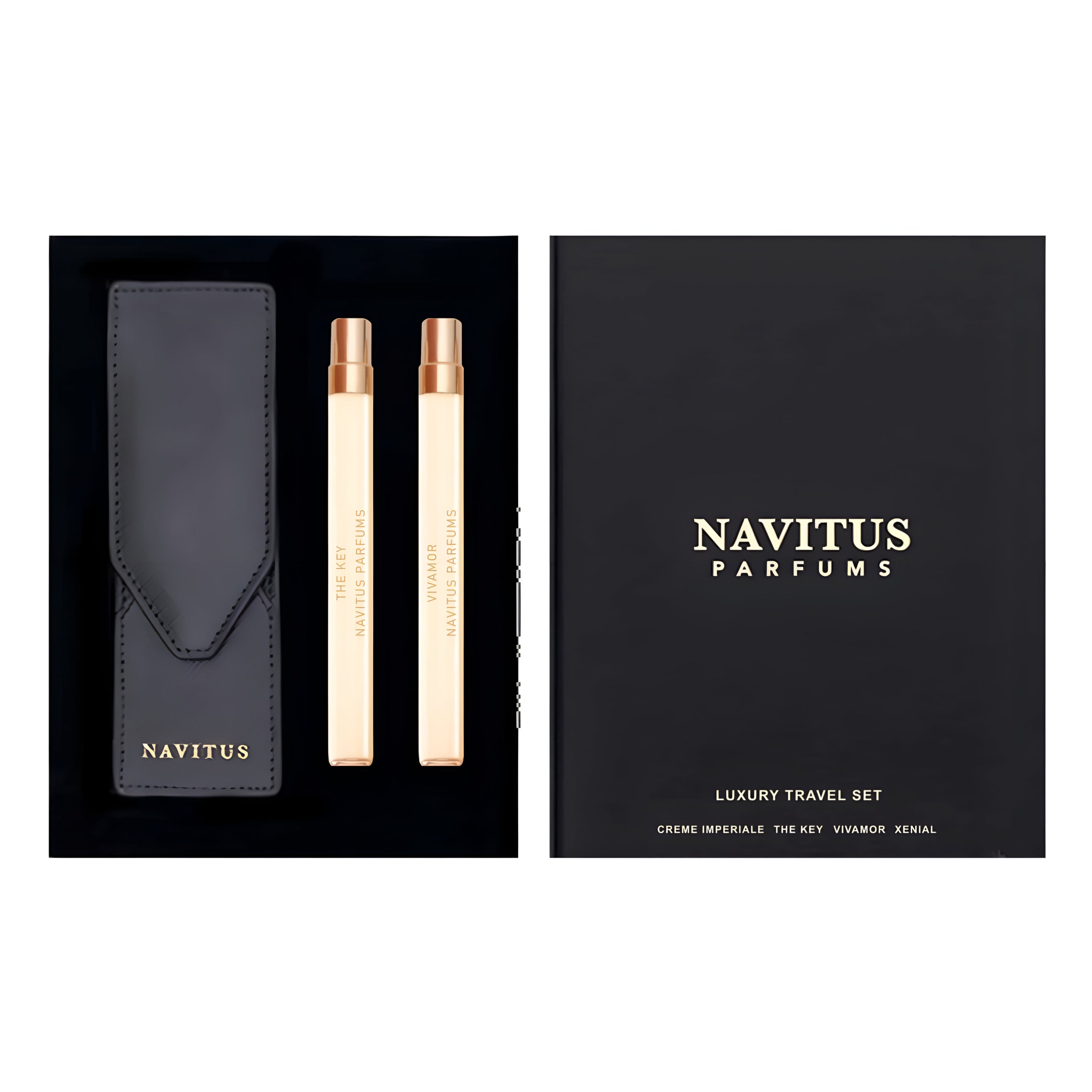 NAVITUS PARFUMS MAGNETIC TRAVEL GIFT SET 1.6 oz / 12 ml Eau de Parfum