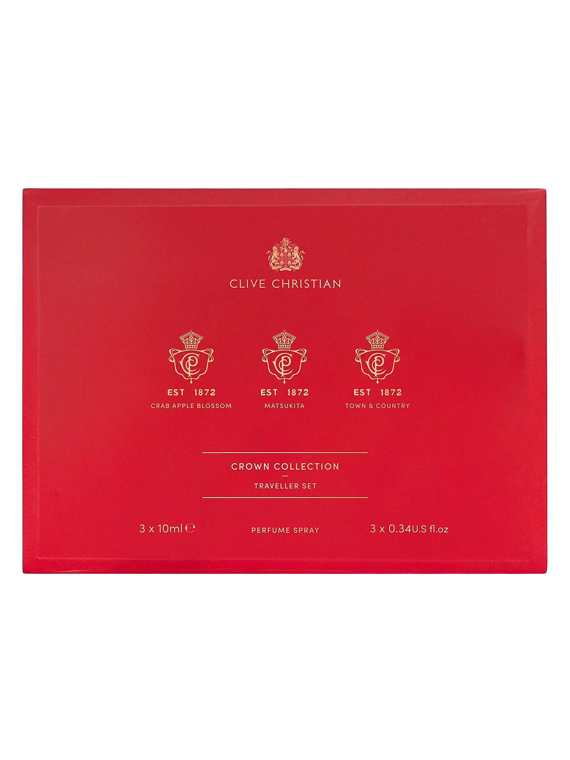 CROWN COLLECTION TRAVELLERS SET (3X10ml) Eau De Parfum Unisex