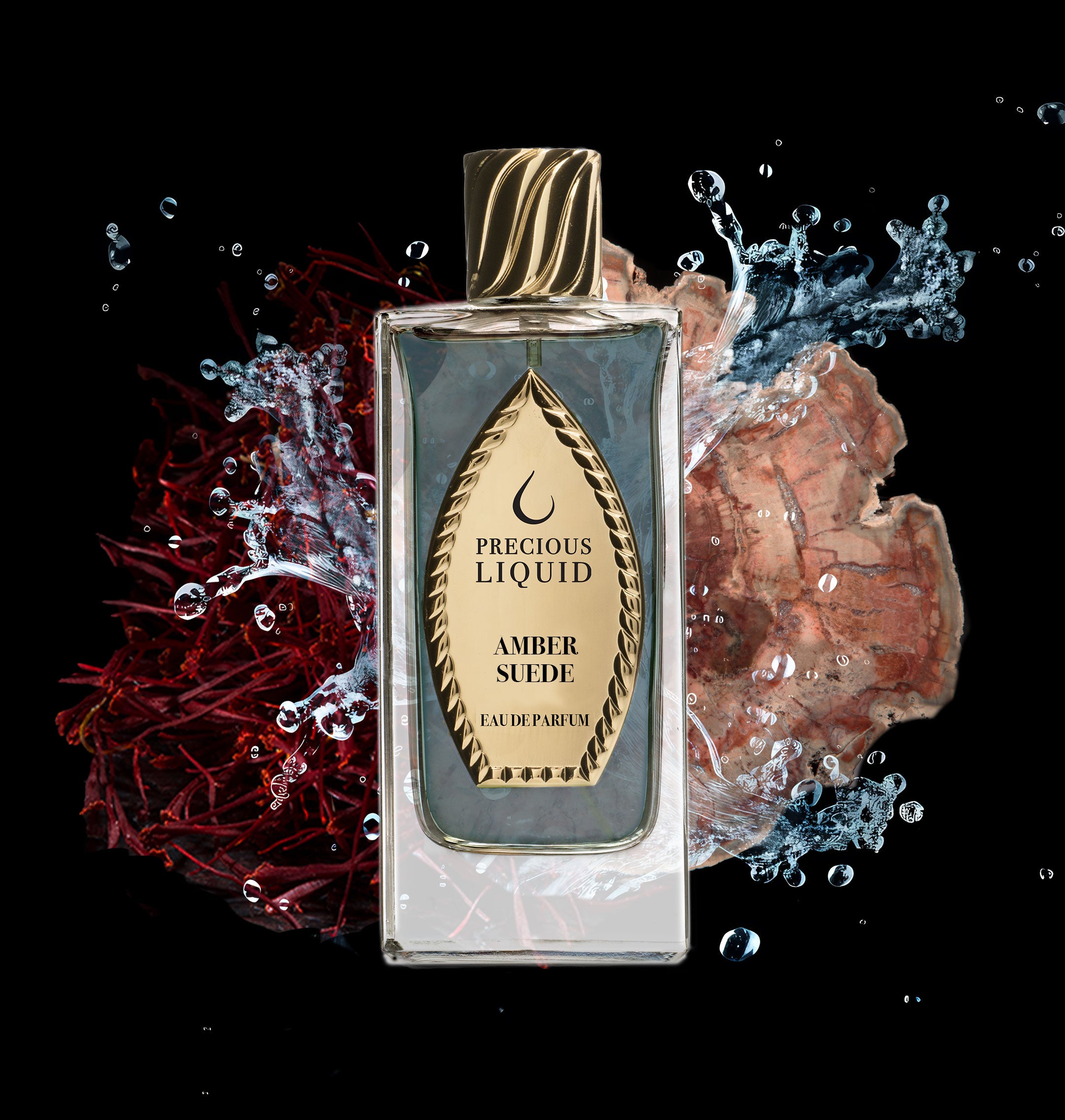 PRECIOUS LIQUID AMBER SUEDE 2.5oz/75ml Eau De Parfum Unisex