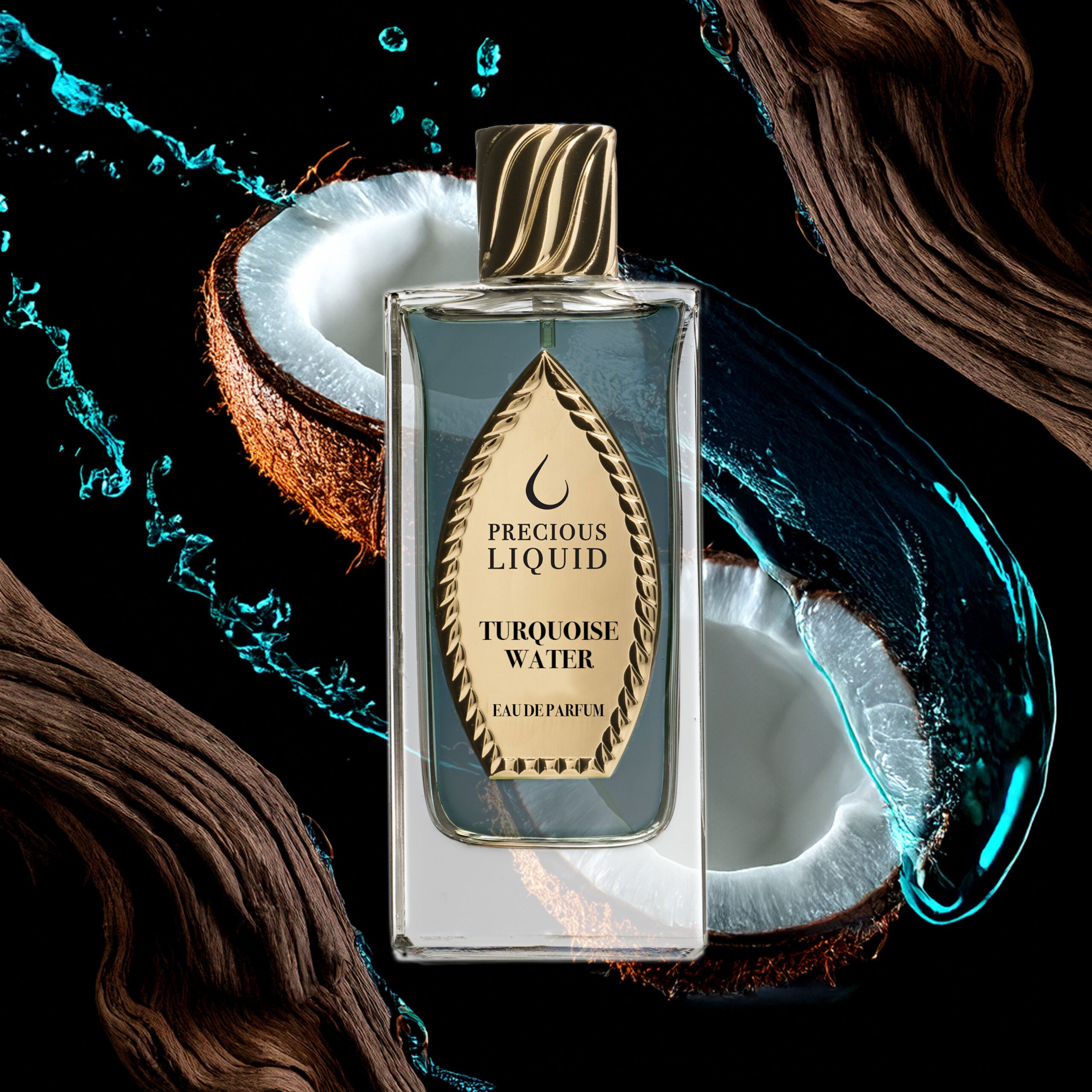PRECIOUS LIQUID TURQUOISE WATER 2.5oz/75ml Eau De Parfum Unisex