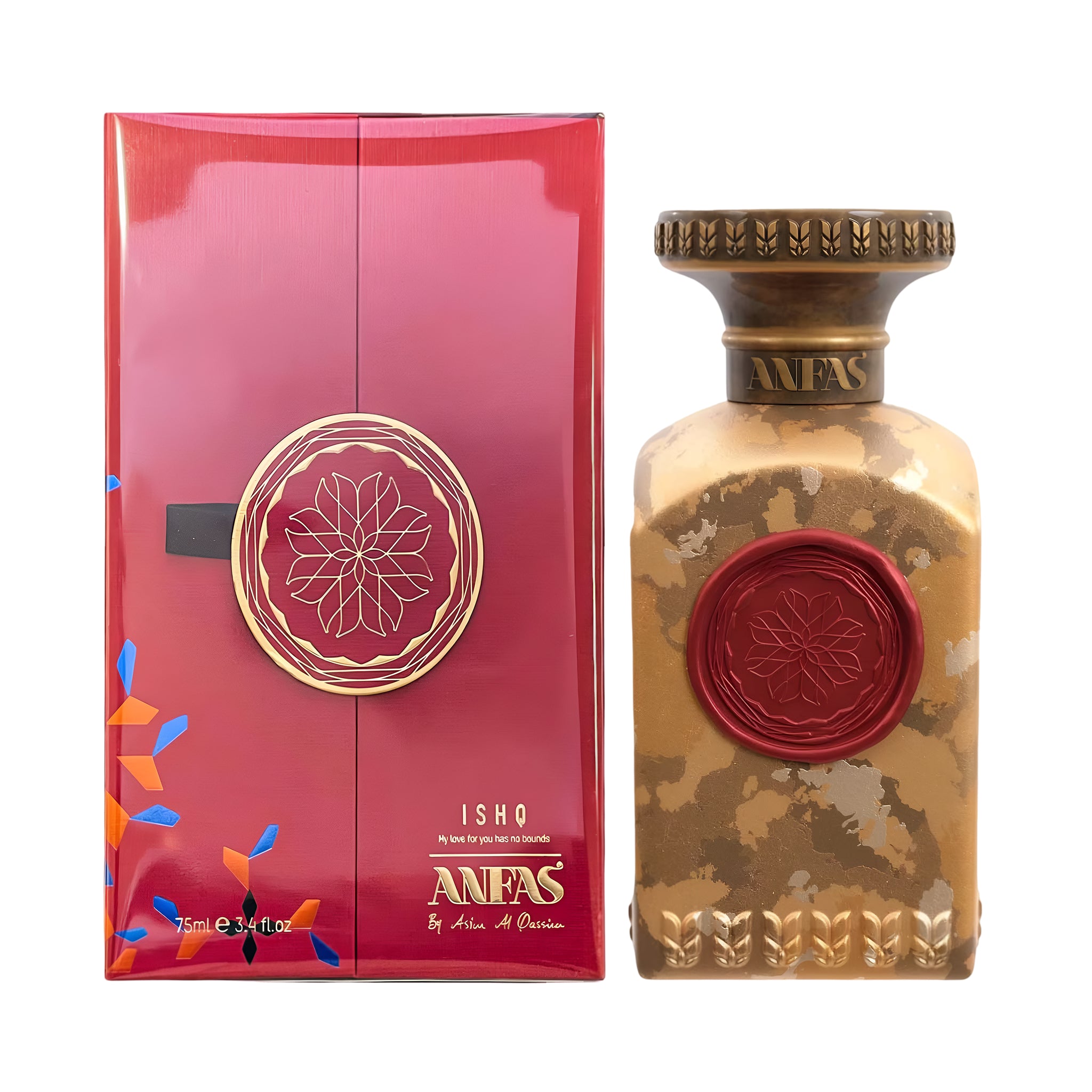 ANFAS ISHQ RED 2.5 oz / 75 ml Eau de Parfum