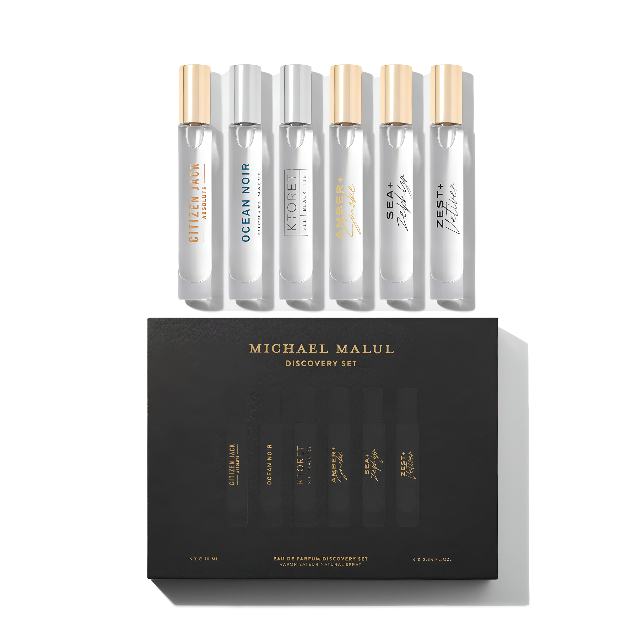 Michael Malul Men's Discovery SetDiscovery Set 6 x 0.33 oz / 10mL Eau de Parfum