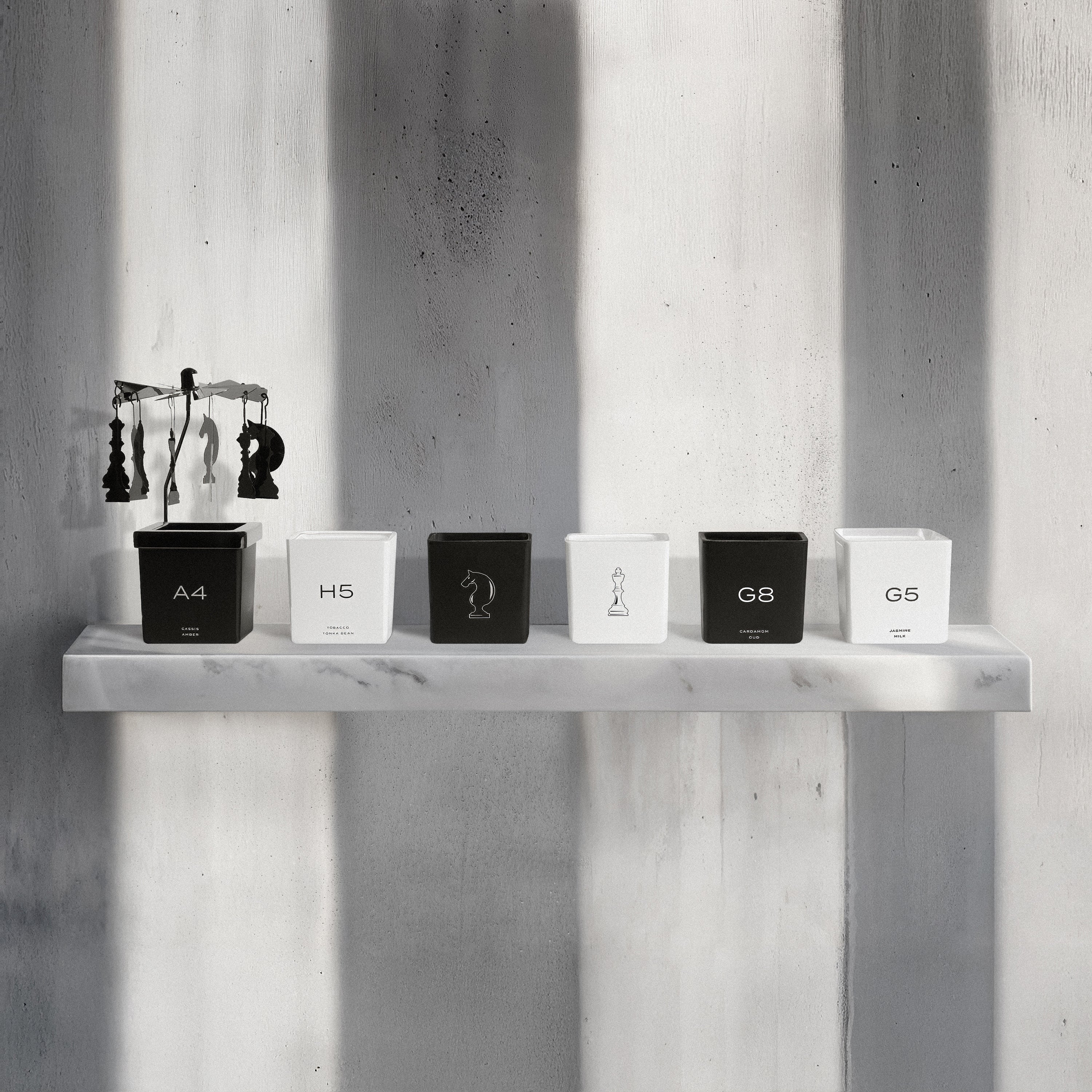 LUXURY VOTIVE CANDLE SET WITH CAROUSEL Extrait de Parfum