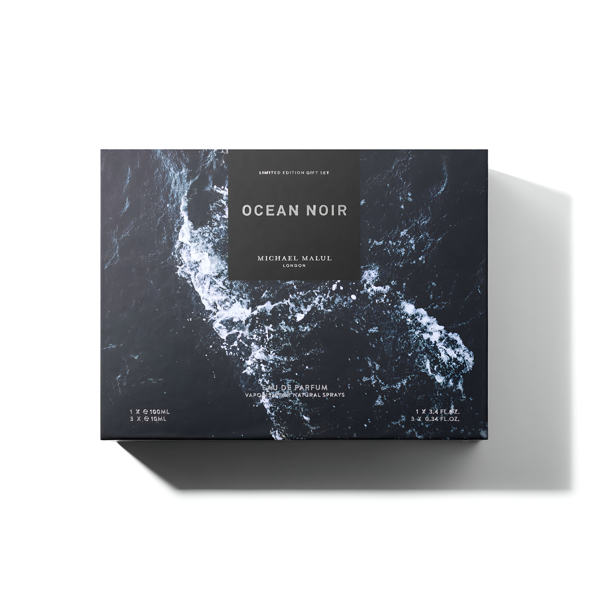 Ocean NoirGift Set 3.4 oz / 100 mL + 3 x 0.33 oz / 10mL Eau de Parfum