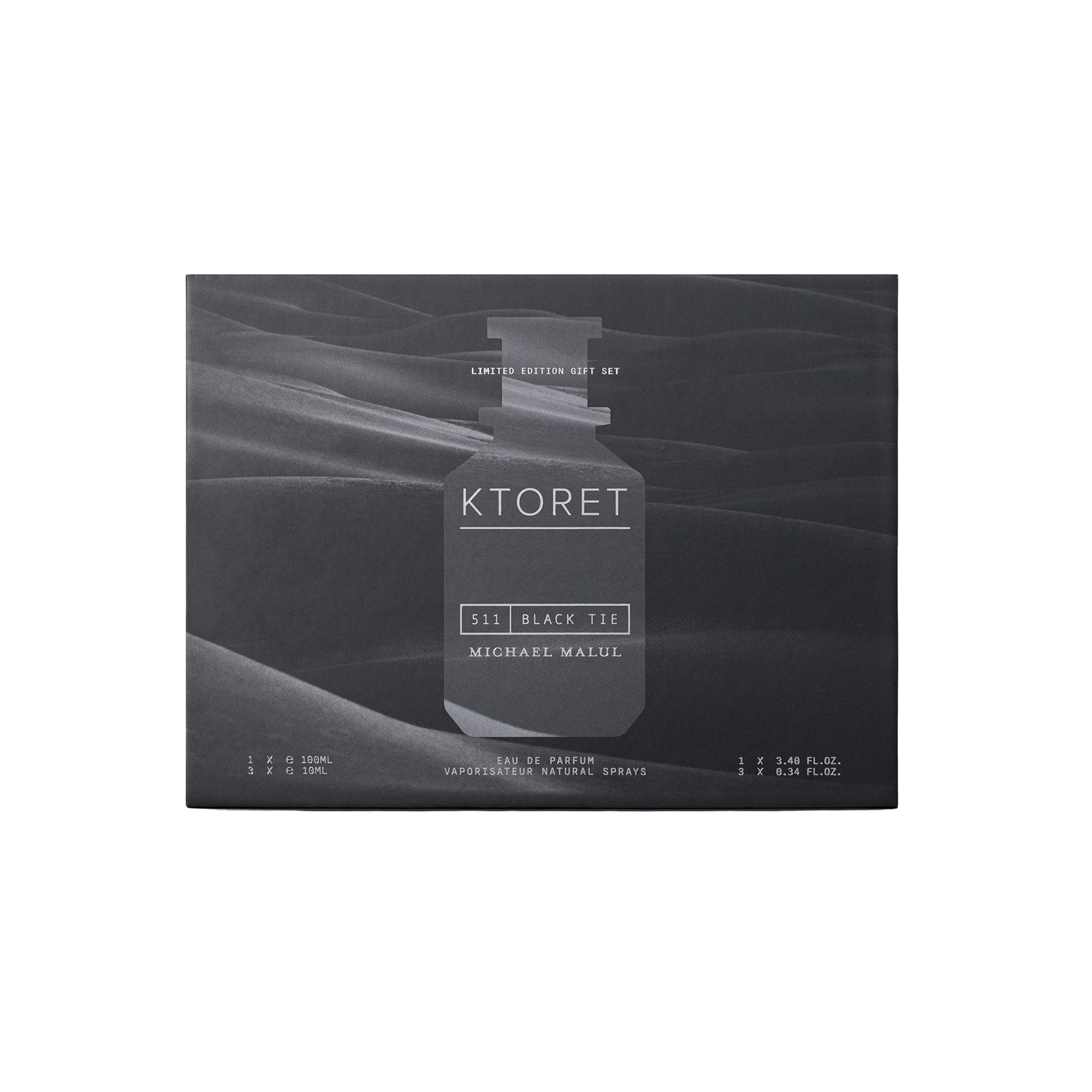 Black TieGift Set 3.4 oz / 100 mL + 3 x 0.33 oz / 10mL Eau de Parfum