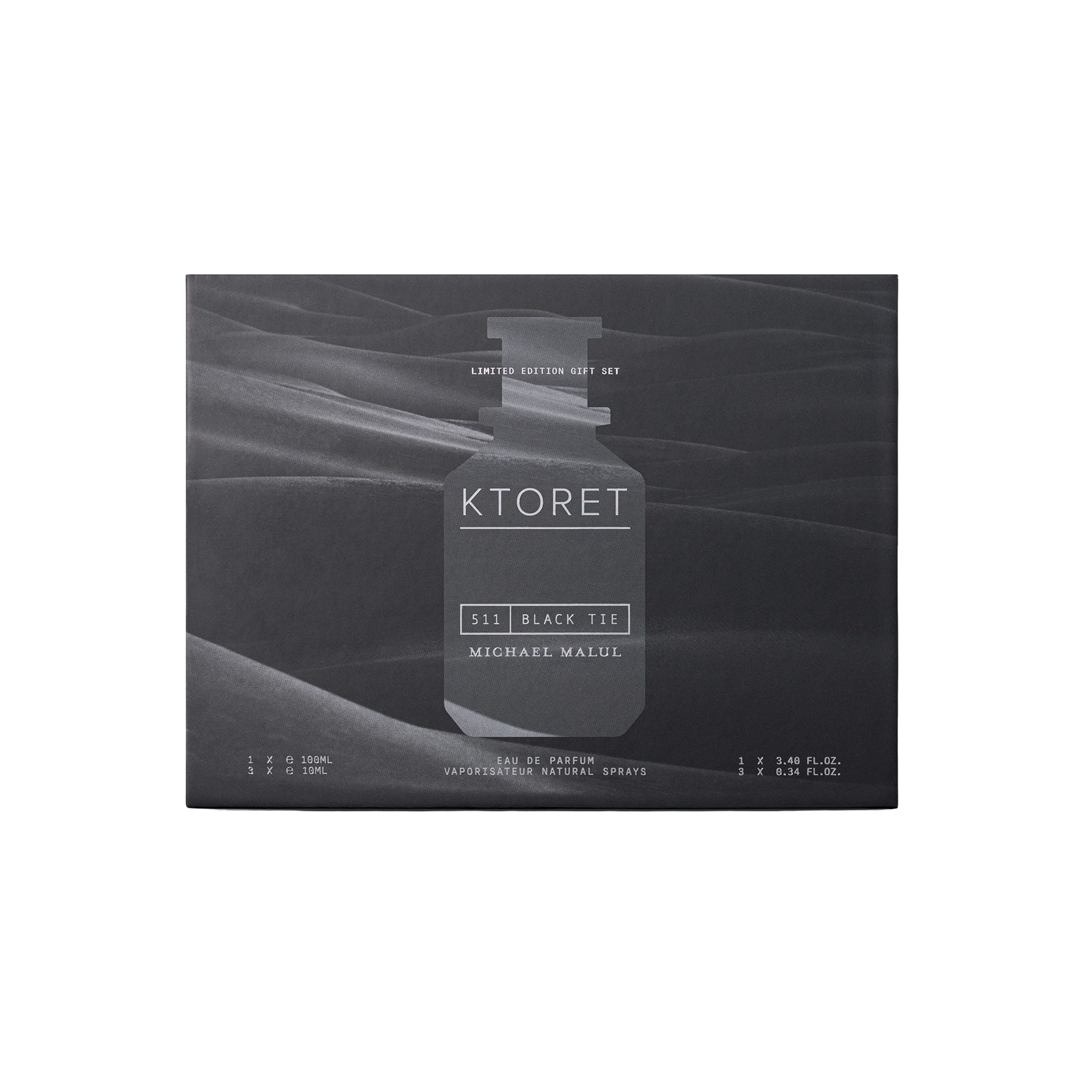 Black TieGift Set 3.4 oz / 100 mL + 3 x 0.33 oz / 10mL Eau de Parfum