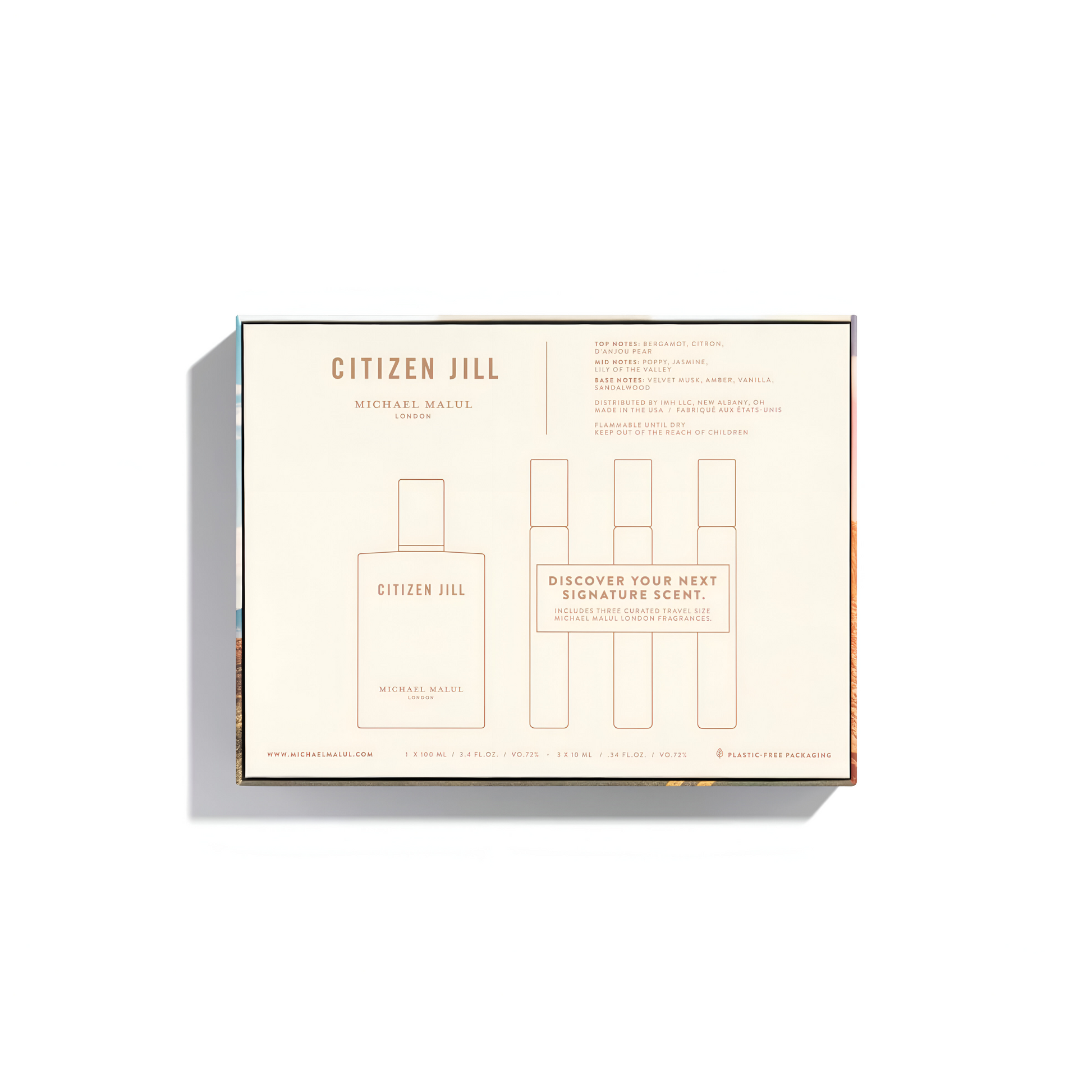 Citizen JillGift Set 3.4 oz / 100 mL + 3 x 0.33 oz / 10mL Eau de Parfum