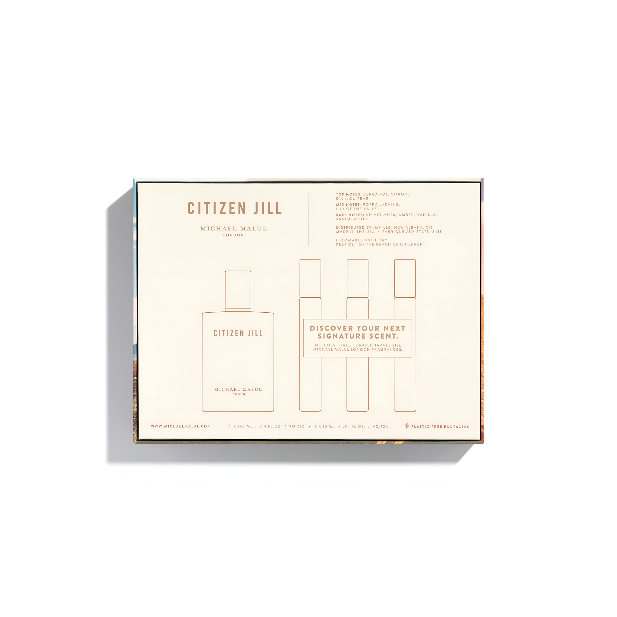 Citizen JillGift Set 3.4 oz / 100 mL + 3 x 0.33 oz / 10mL Eau de Parfum