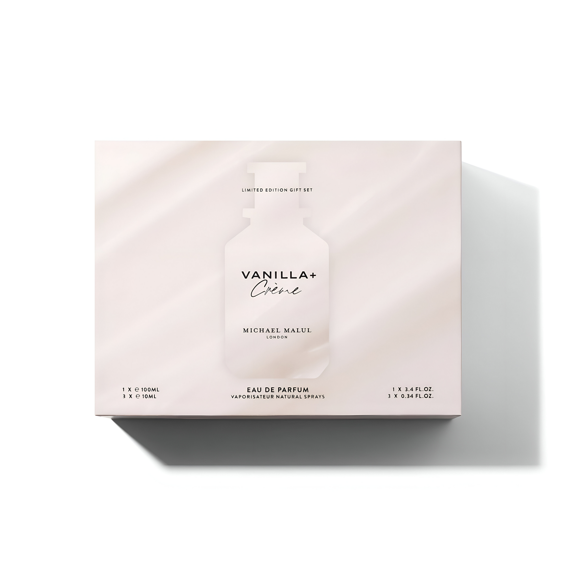 Vanilla+CremeGift Set 3.4 oz / 100 mL + 3 x 0.33 oz / 10mL Eau de Parfum