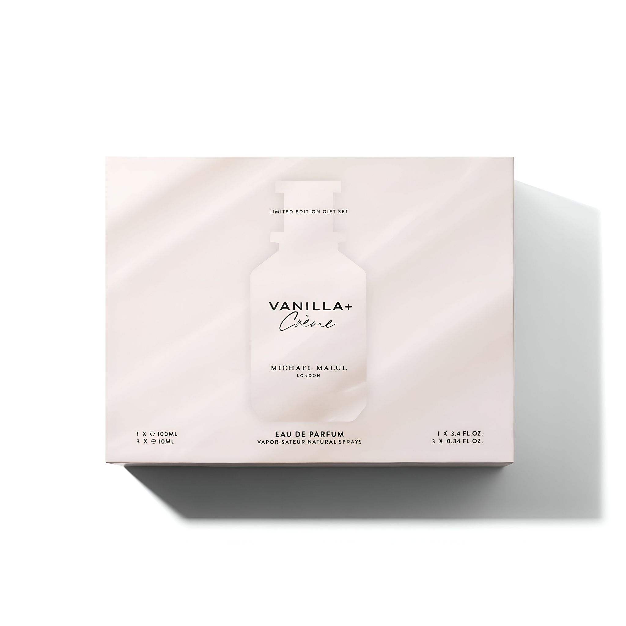 Vanilla+CremeGift Set 3.4 oz / 100 mL + 3 x 0.33 oz / 10mL Eau de Parfum