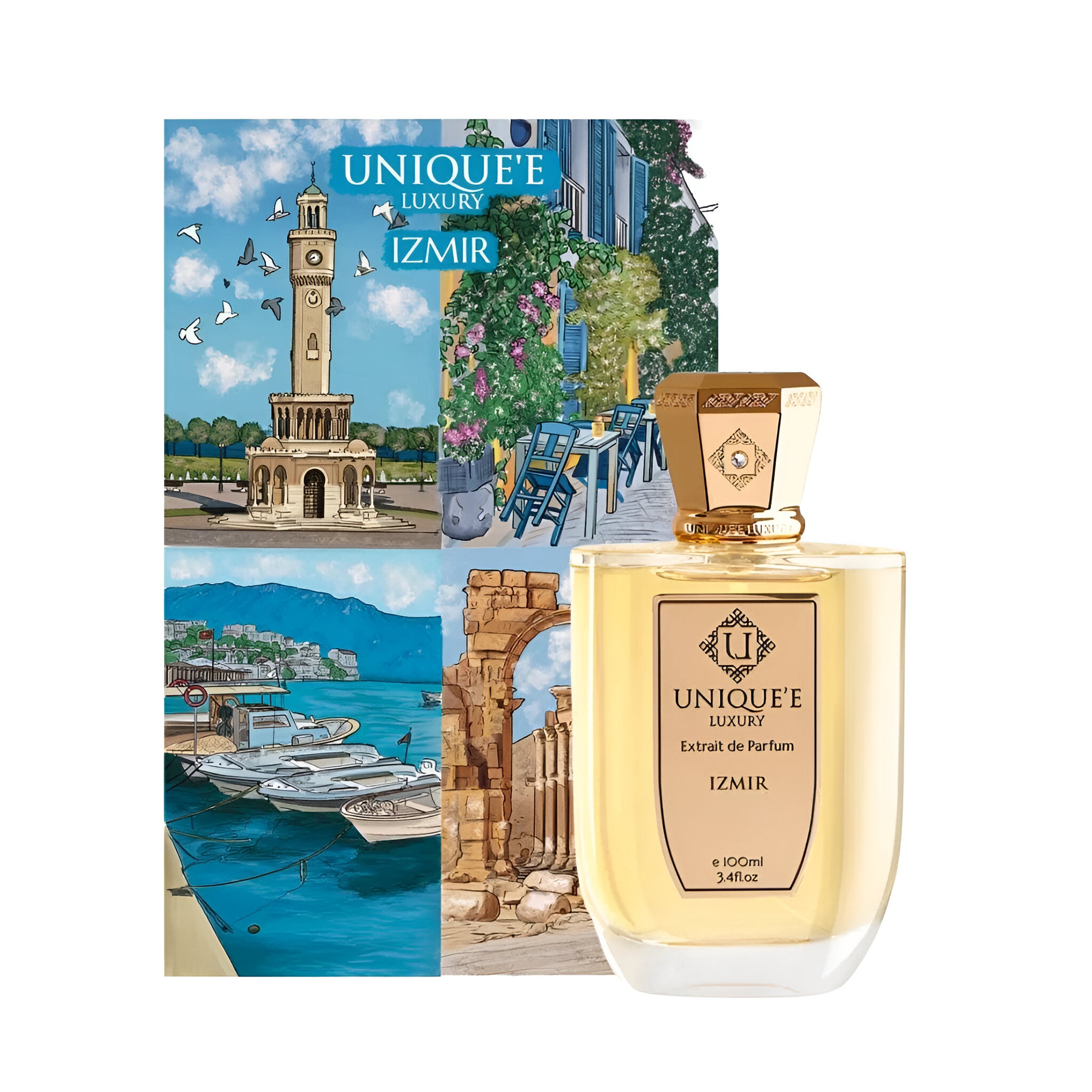 UNIQUE'E LUXURY IZMIR 3.4 oz / 100 ml Extrait de Parfum