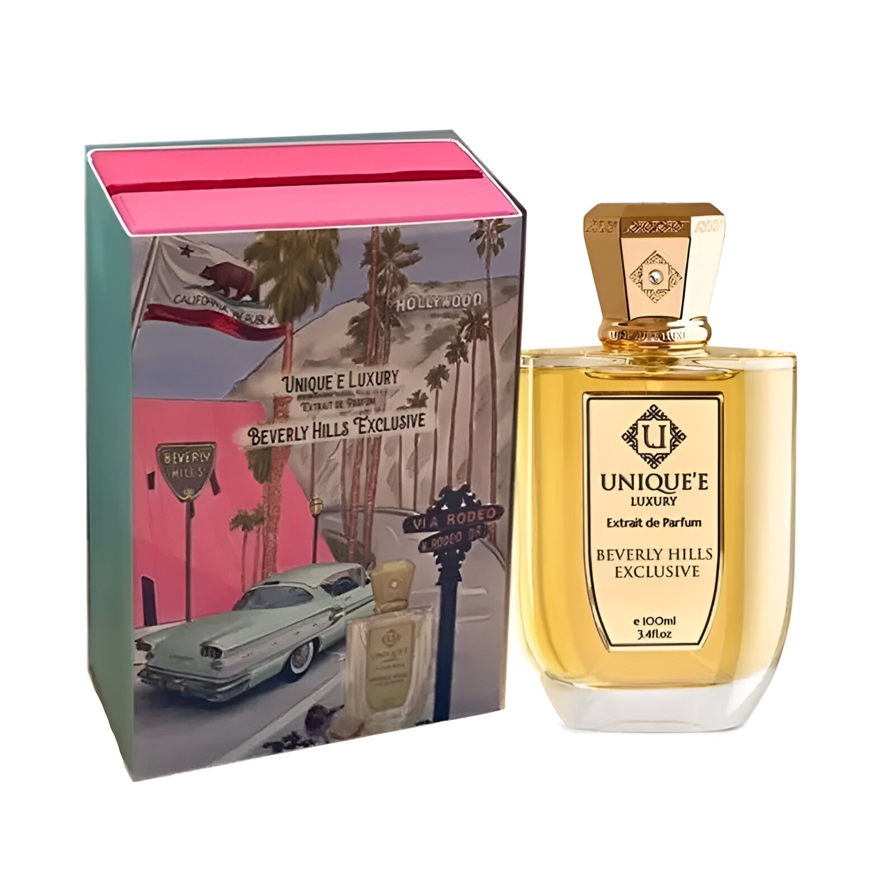 UNIQUE'E LUXURY BEVERLY HILLS EXCLUSIVE 3.4 oz / 100 ml Extrait de Parfum
