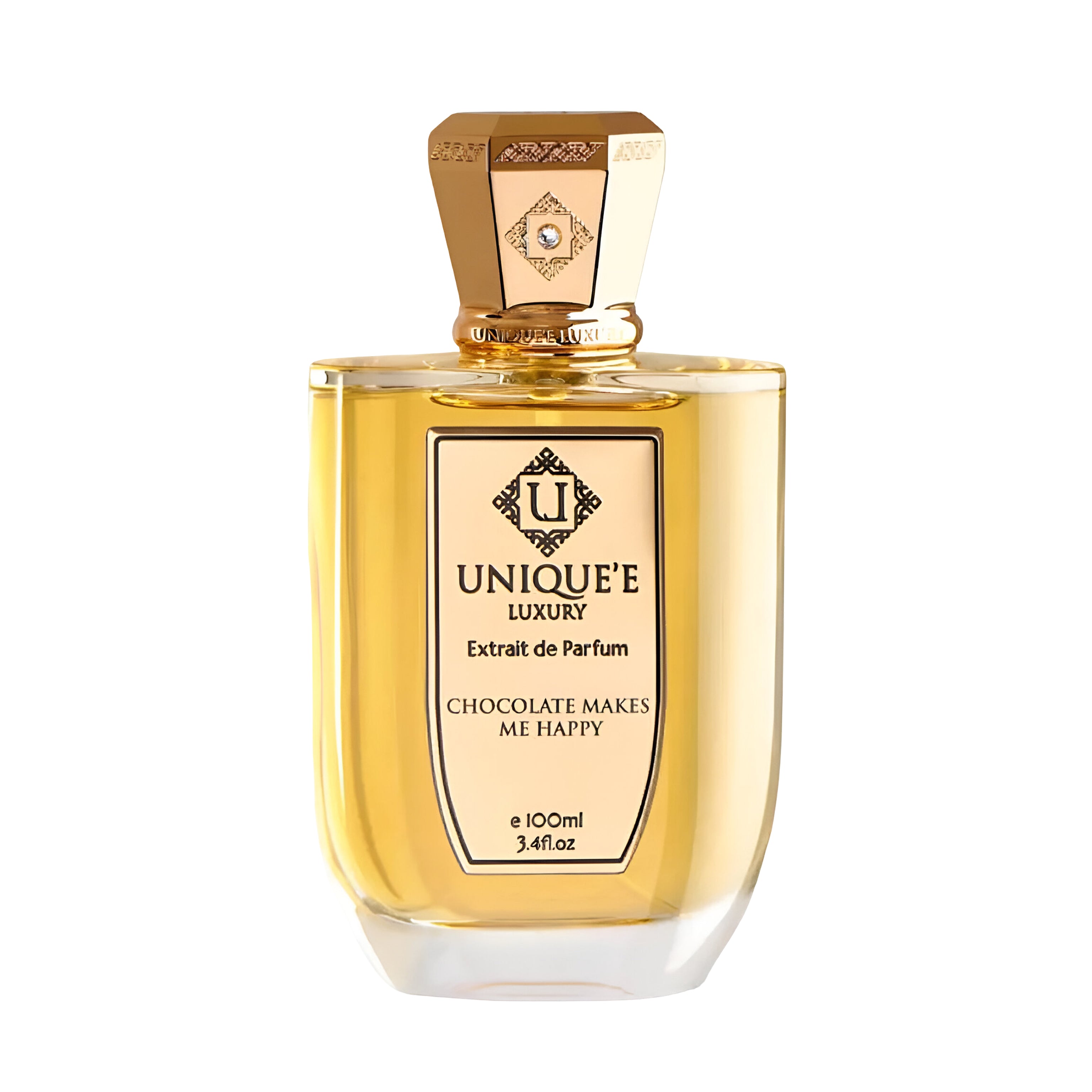 UNIQUE'E LUXURY CHOCOLATE MAKES ME HAPPY 3.4 oz / 100 ml Extrait de Parfum