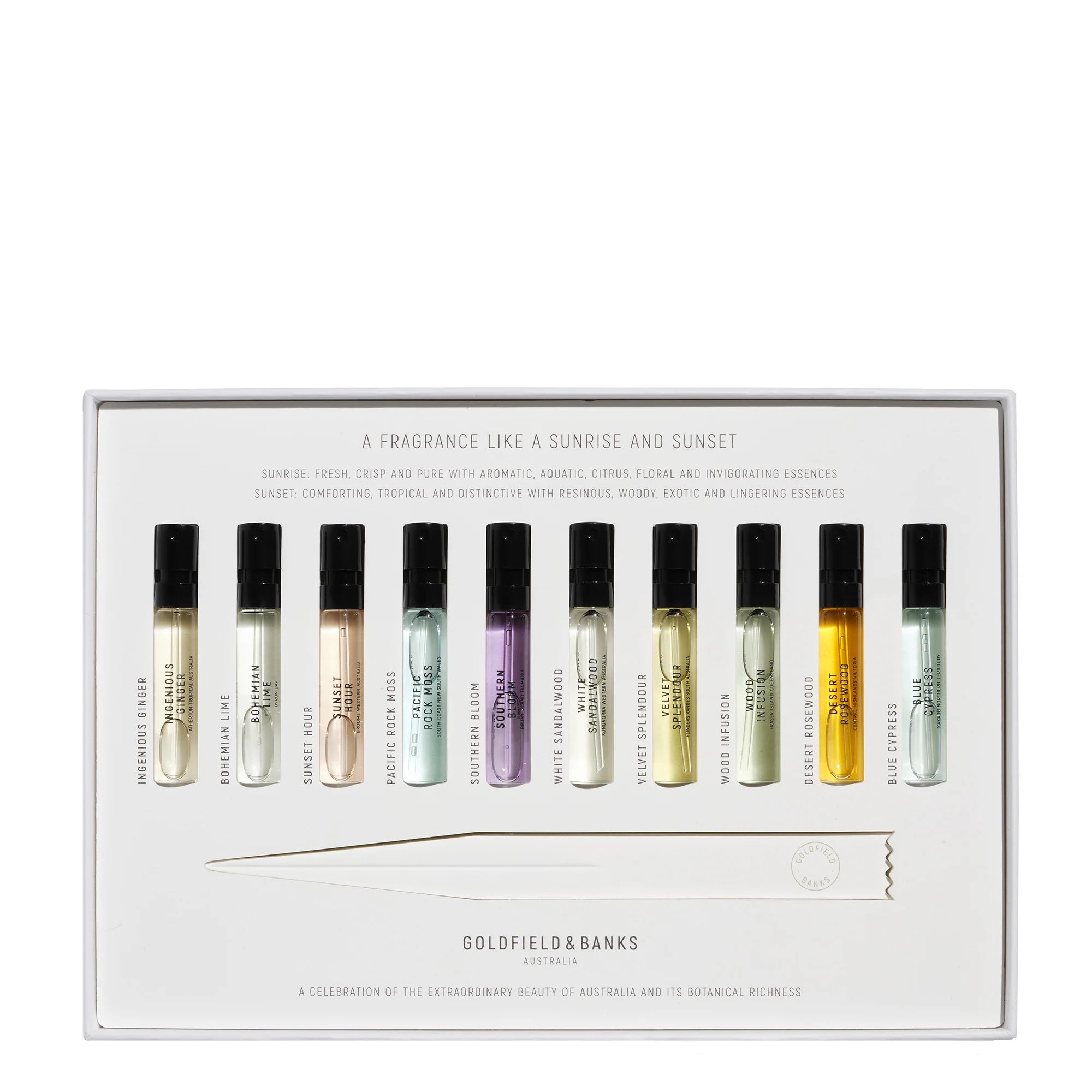 GOLDFIELD & BANKS DISCOVERY SAMPLE COLLECTION (10 X 2ML)