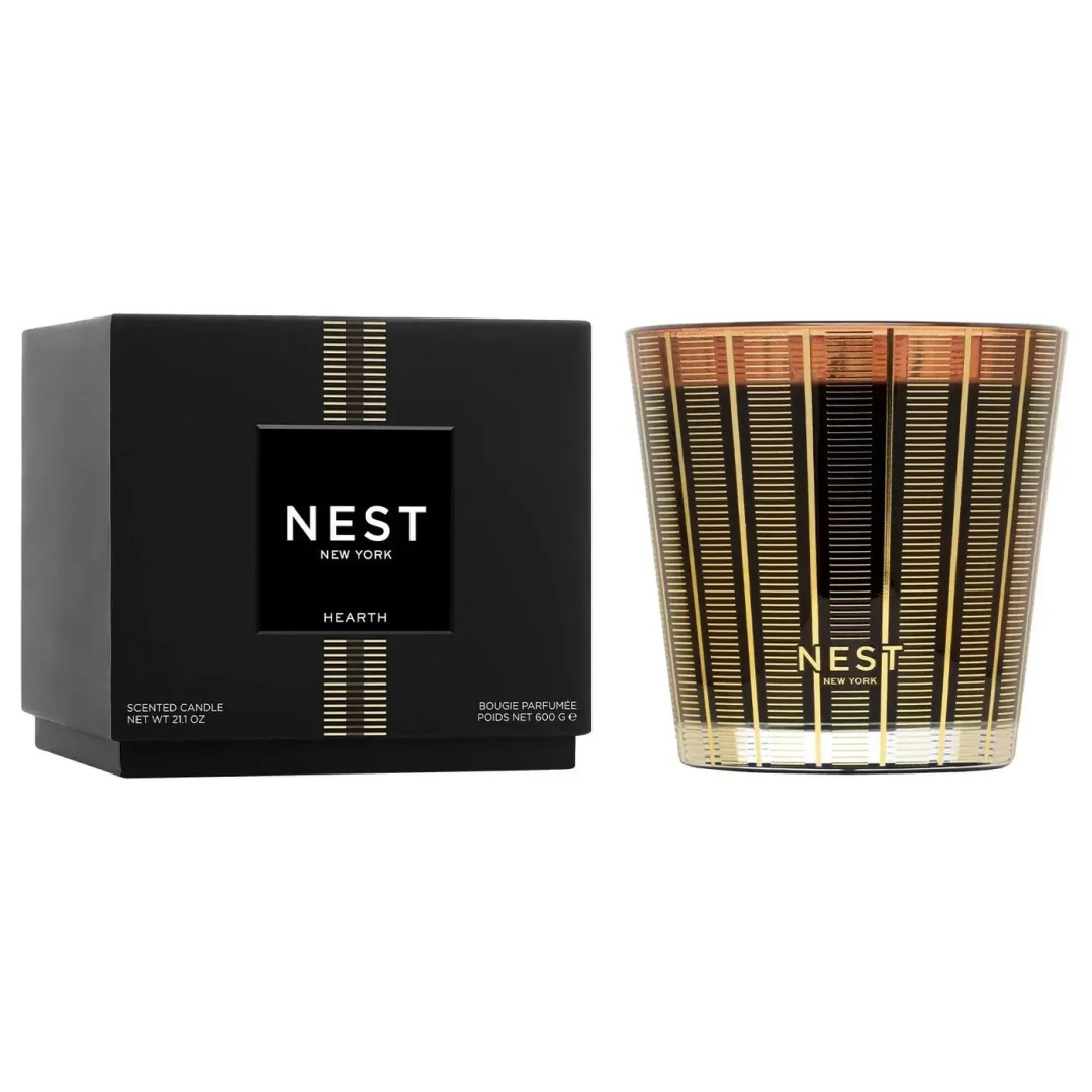 Hearth 3-Wick Candle