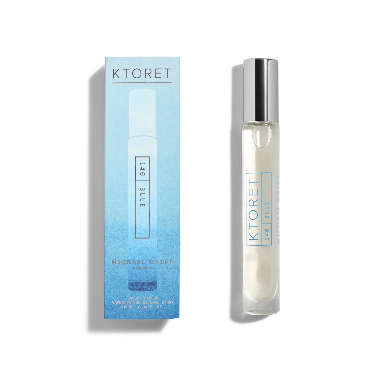 K BlueTravel Size 0.33 oz /10 mL Eau de Parfum