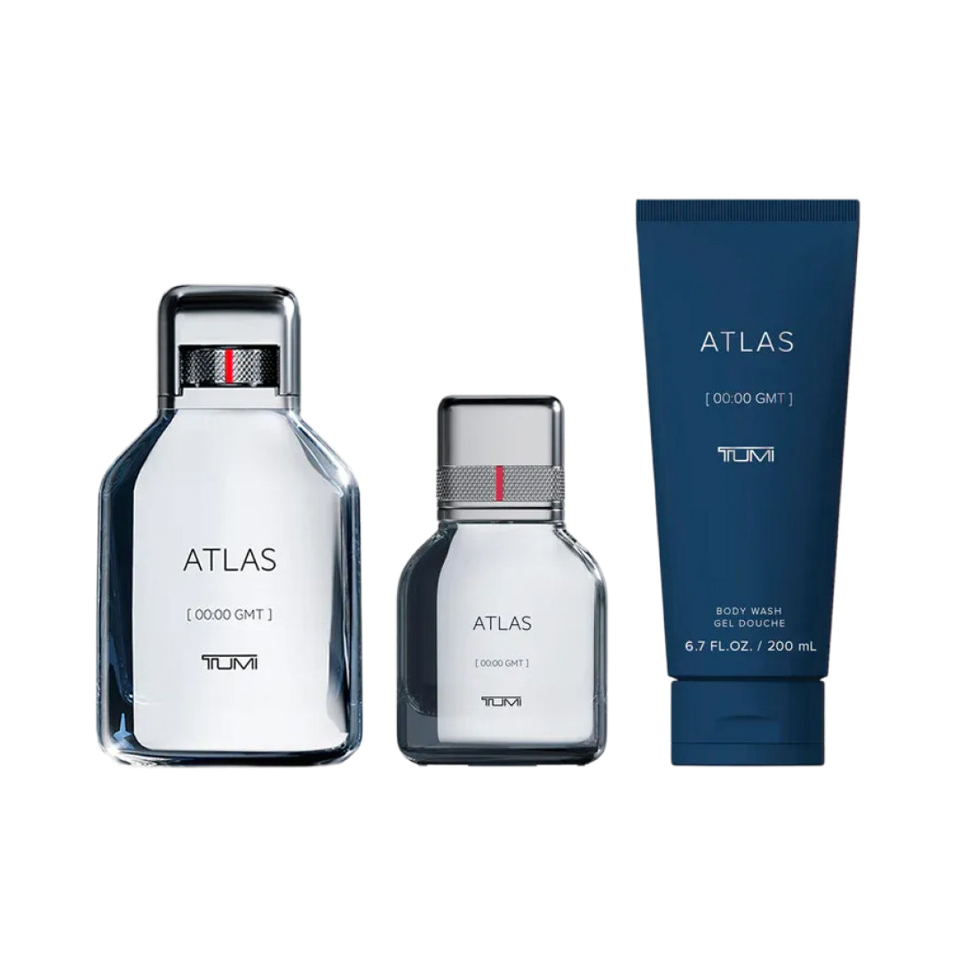 TUMI ATLAS [00:00 GMT] Gift Set - 100ml EDP + 30ml EDP + 200ml Body Wash TUMI