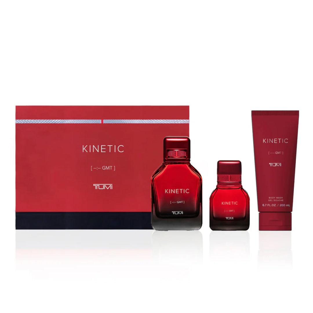 TUMI KINETIC [--:-- GMT] Gift Set - 100ml EDP + 30ml EDP + 200ml Gift Set TUMI