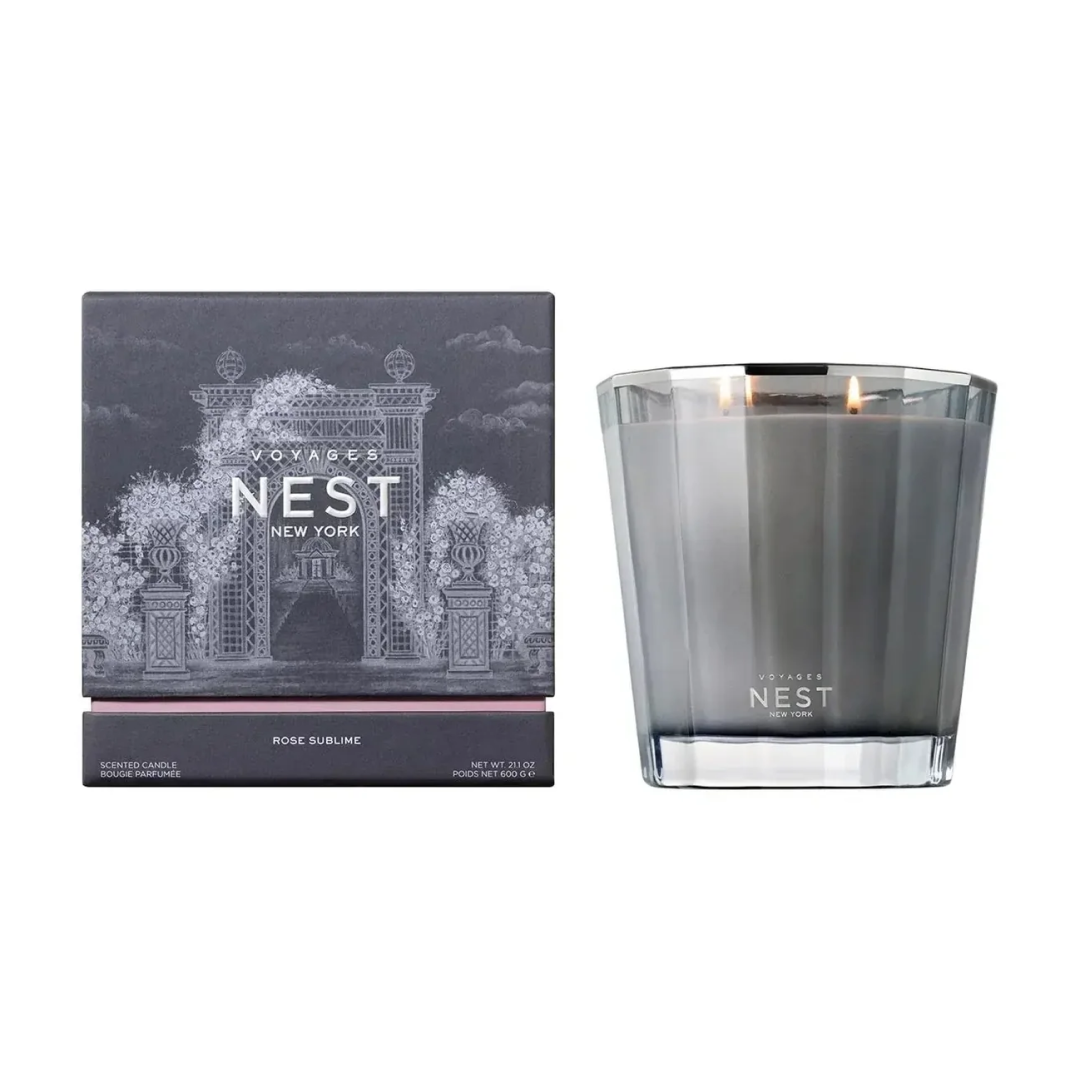 VOYAGES Rose Sublime 2-Wick Candle